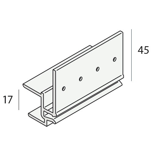 Keralit dakrand montageprofiel - Afbeelding 2