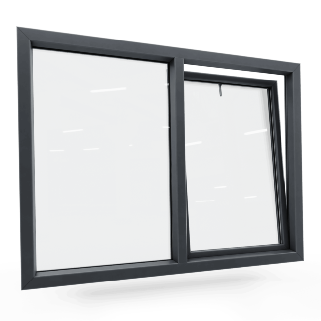 2 vaks – Valraam & vast glas – horizontaal Valramen: Voordelen en Installatie